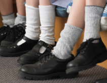 leather school shoes
