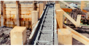 garden wall concreting