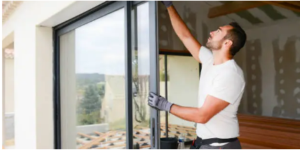 slimline glass doors